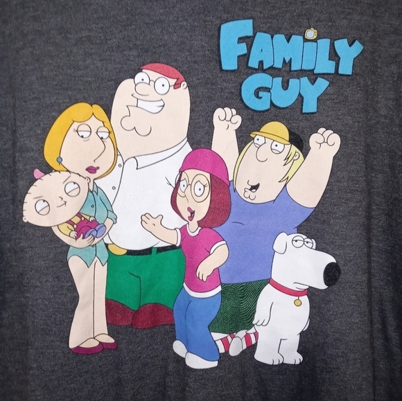 Ripple Junction Family Guy Griffin family short sleeve gray T Shirt xl - Picture 1 of 5